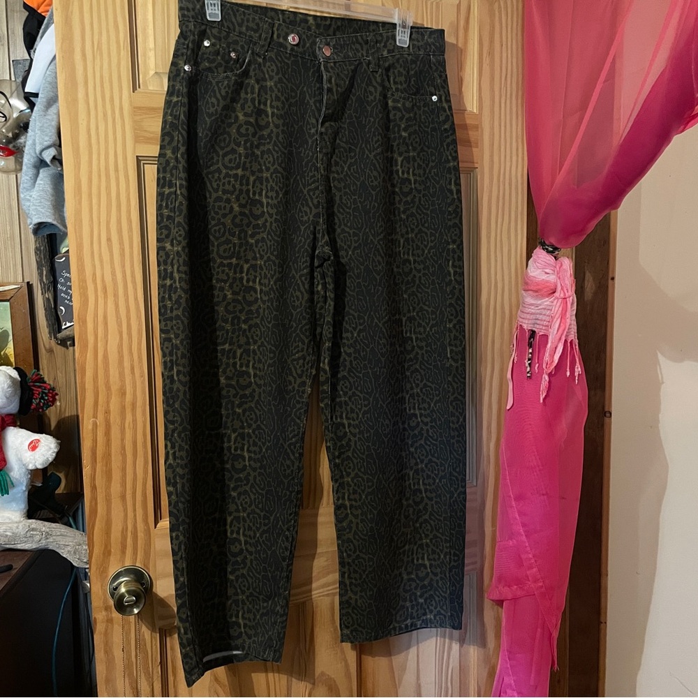 Leopard Print Pants